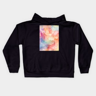 Colorful Watercolor Pattern - 03 Kids Hoodie